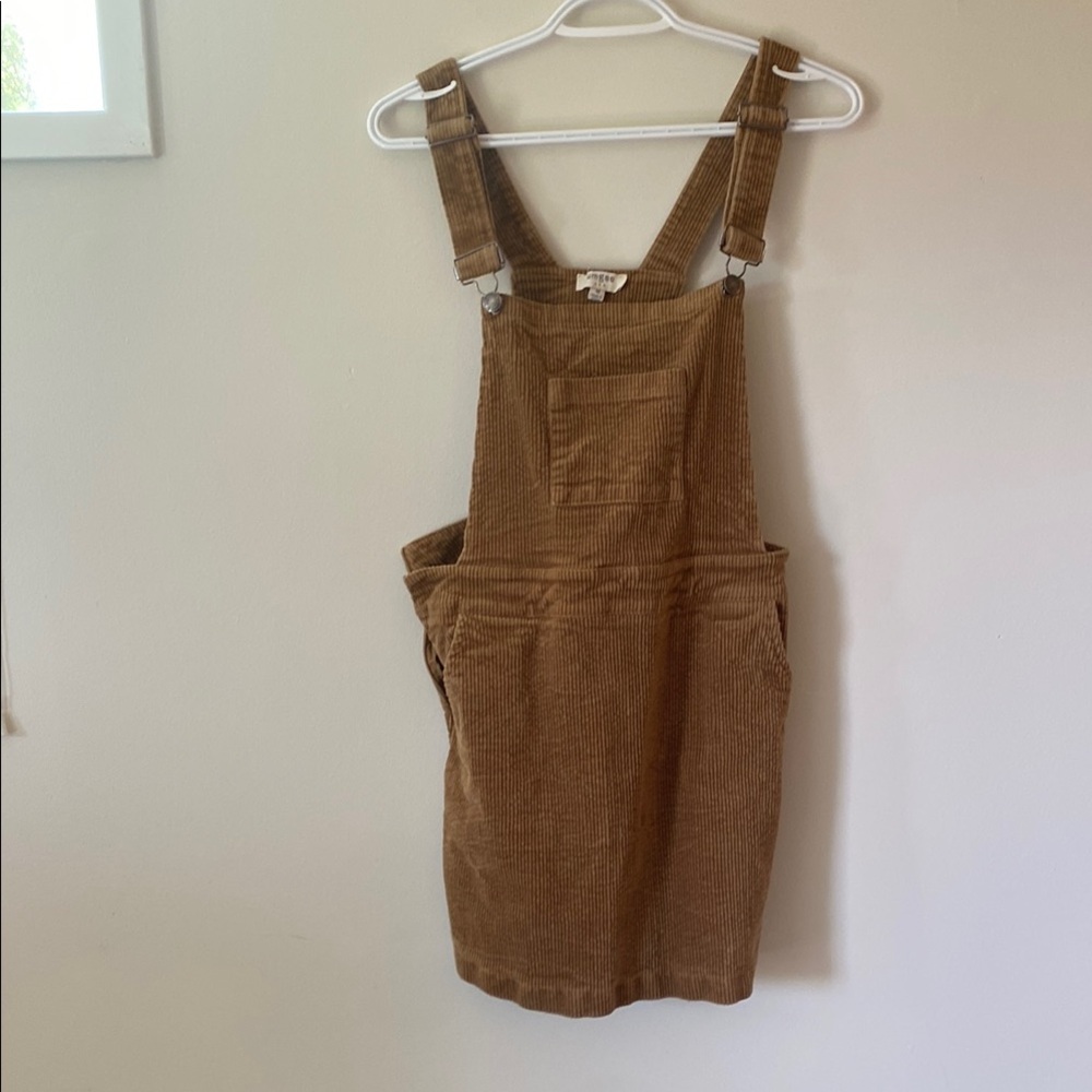 Umgee Tan Mini Dress Sleeveless Square Neck Casual